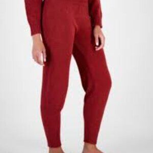 UGG Darianna Rubious Red Ribbed Texture Pants